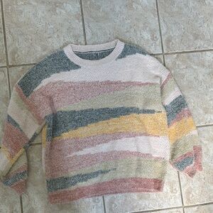 Multicolor Striped Women's Sweater